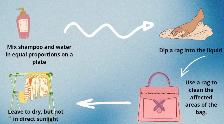 How to use baby shampoo to clean leather from mold