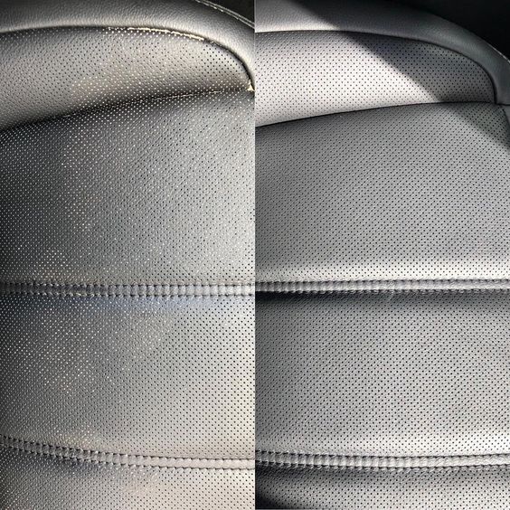 How to clean perforated leather seats