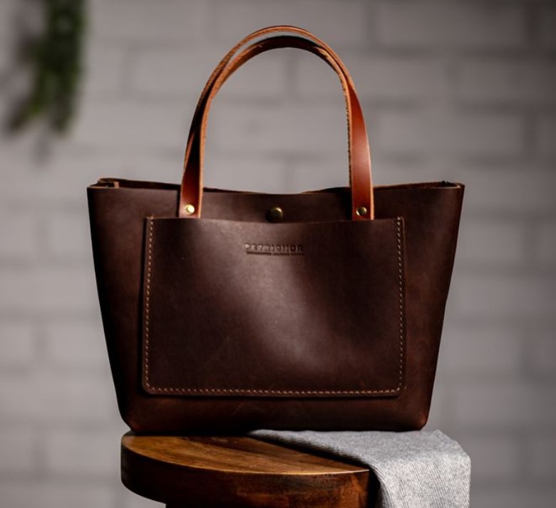 Image leather bag